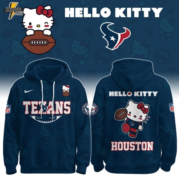 HOU Texans Special Hello Kitty Limited Edition Hoodie