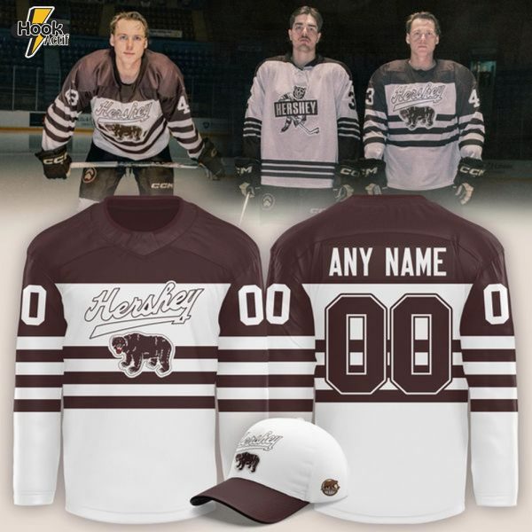 Hershey Bears 1970s "Skating Bear" Throwback Jersey