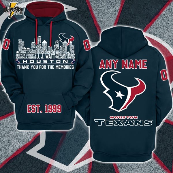 Houston Texans x Legend City Football Hoodie Limited Edition-3D Unisex Hoodie