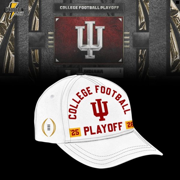 Indiana Hoosiers 2025-26 College Football Playoff Limited Edition Cap - White