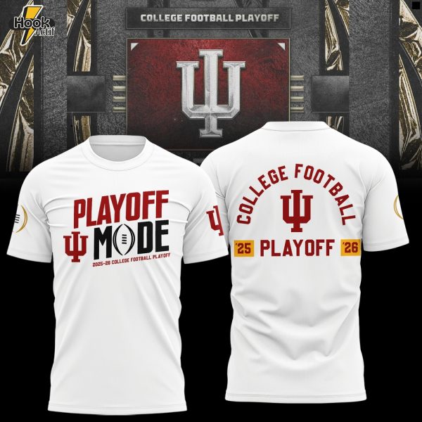 Indiana Hoosiers 2025-26 College Football Playoff Limited Edition Shirt - White