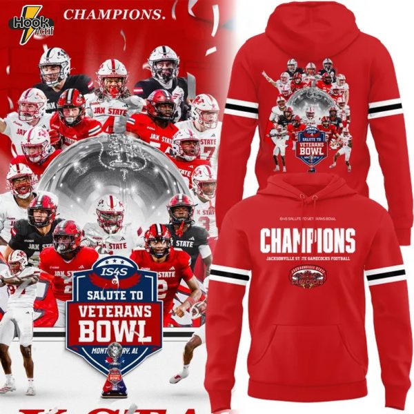 Jacksonville State Gamecocks – IS4S Salute To Veterans Bowl Champions Hoodie