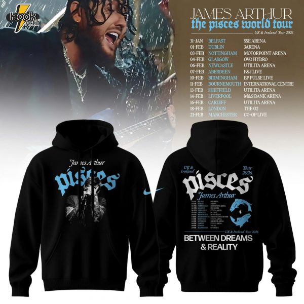 James Arthur – The Pisces UK & Ireland Tour 2026 Edition Hoodie
