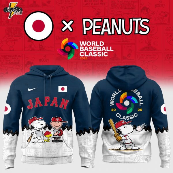 Japan Baseball x Peanut 2026 World Baseball Classic Hoodie