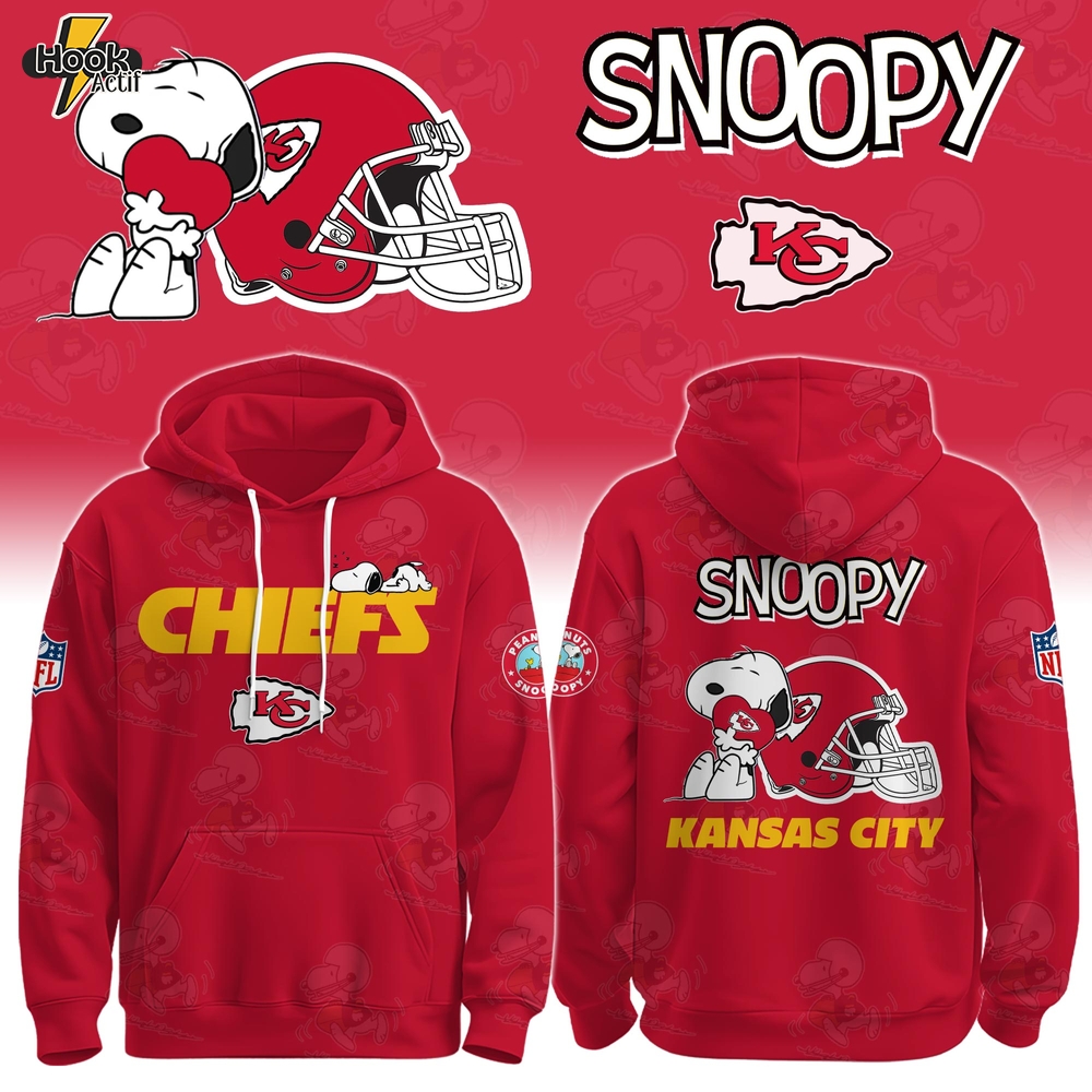 KC Chiefs x Snoopy Hoodie Limited Edition + Selling Out Fast KC Chiefs x Snoopy Hoodie Limited Edition + Selling Out Fast