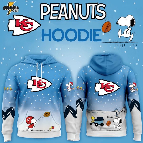 Kansas City Chiefs x Peanuts Hoodie Christmas Limited Edition-3D Unisex Hoodie