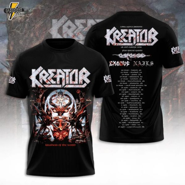 Kreator UK & Europa 2026 3D Apparel