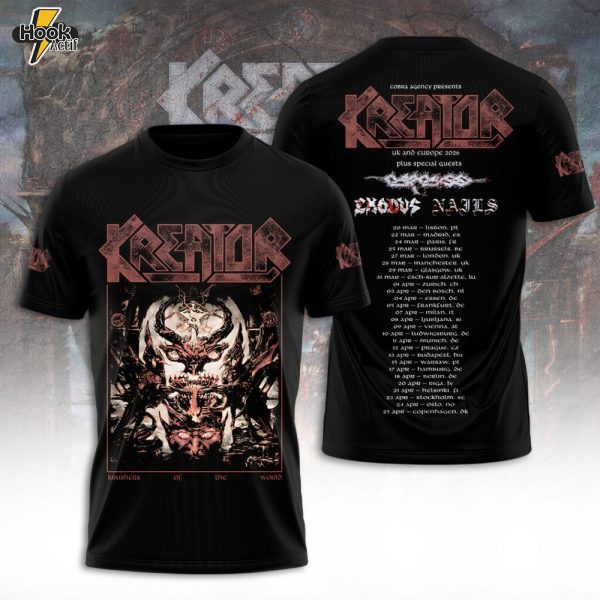 Kreator UK Europe 2026 3D Apparel
