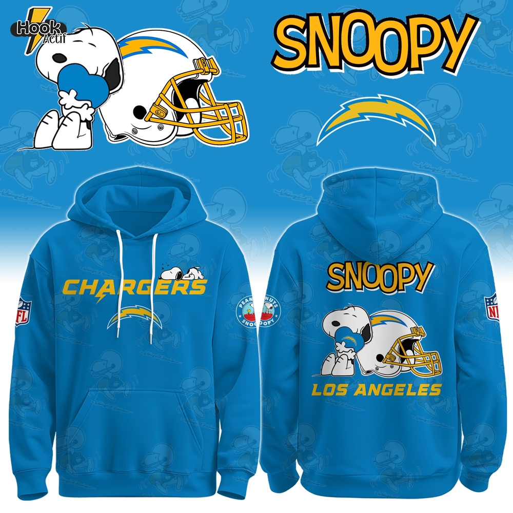 LA Chargers x Snoopy Hoodie Limited Edition + Selling Out Fast LA Chargers x Snoopy Hoodie Limited Edition + Selling Out Fast