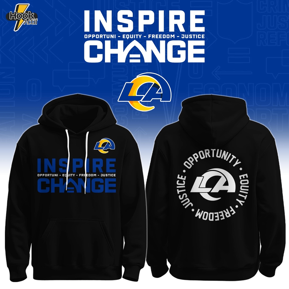 LA Rams Special Inspire Change Limited Edition Hoodie LA Rams Special Inspire Change Limited Edition Hoodie