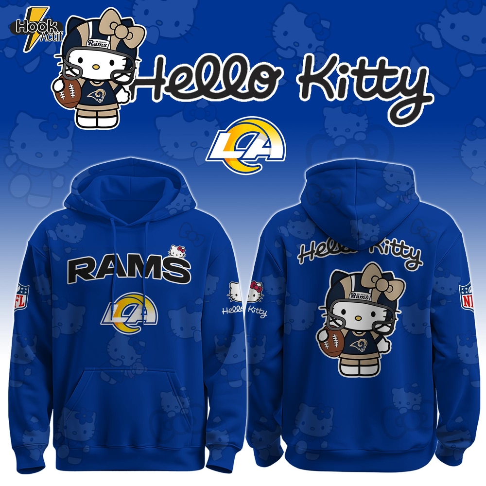 LA Rams x Hello Kitty Hoodie Limited , Selling Out Fast LA Rams x Hello Kitty Hoodie Limited , Selling Out Fast
