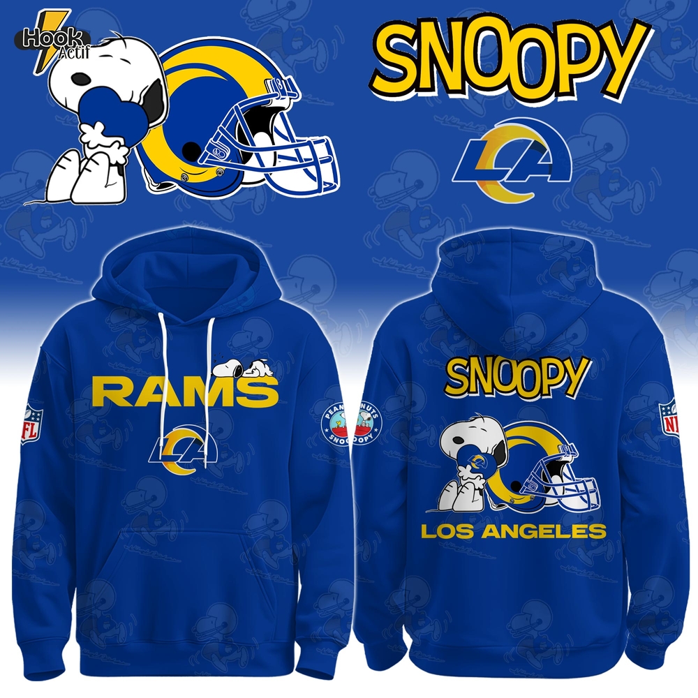 LA Rams x Snoopy Hoodie Limited Edition + Selling Out Fast LA Rams x Snoopy Hoodie Limited Edition + Selling Out Fast