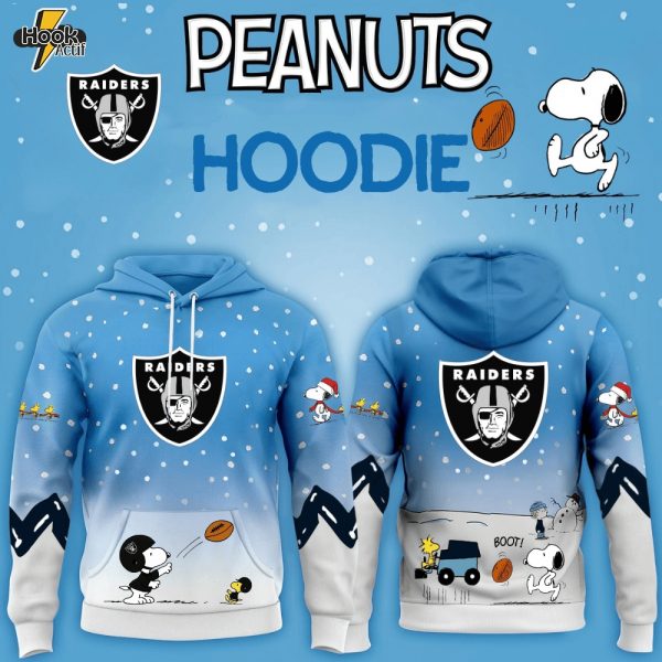 Las Vegas Raiders x Peanuts Hoodie Christmas Limited Edition-3D Unisex Hoodie