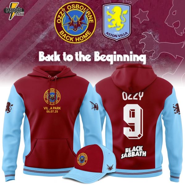 Limited Edition Aston Villa x Ozzy Osbourne Back Home Hoodie