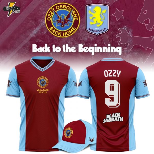 Limited Edition Aston Villa x Ozzy Osbourne Back Home Shirt