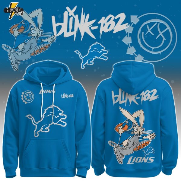 Lions x Blink-182 Pop-Punk Football Hoodie