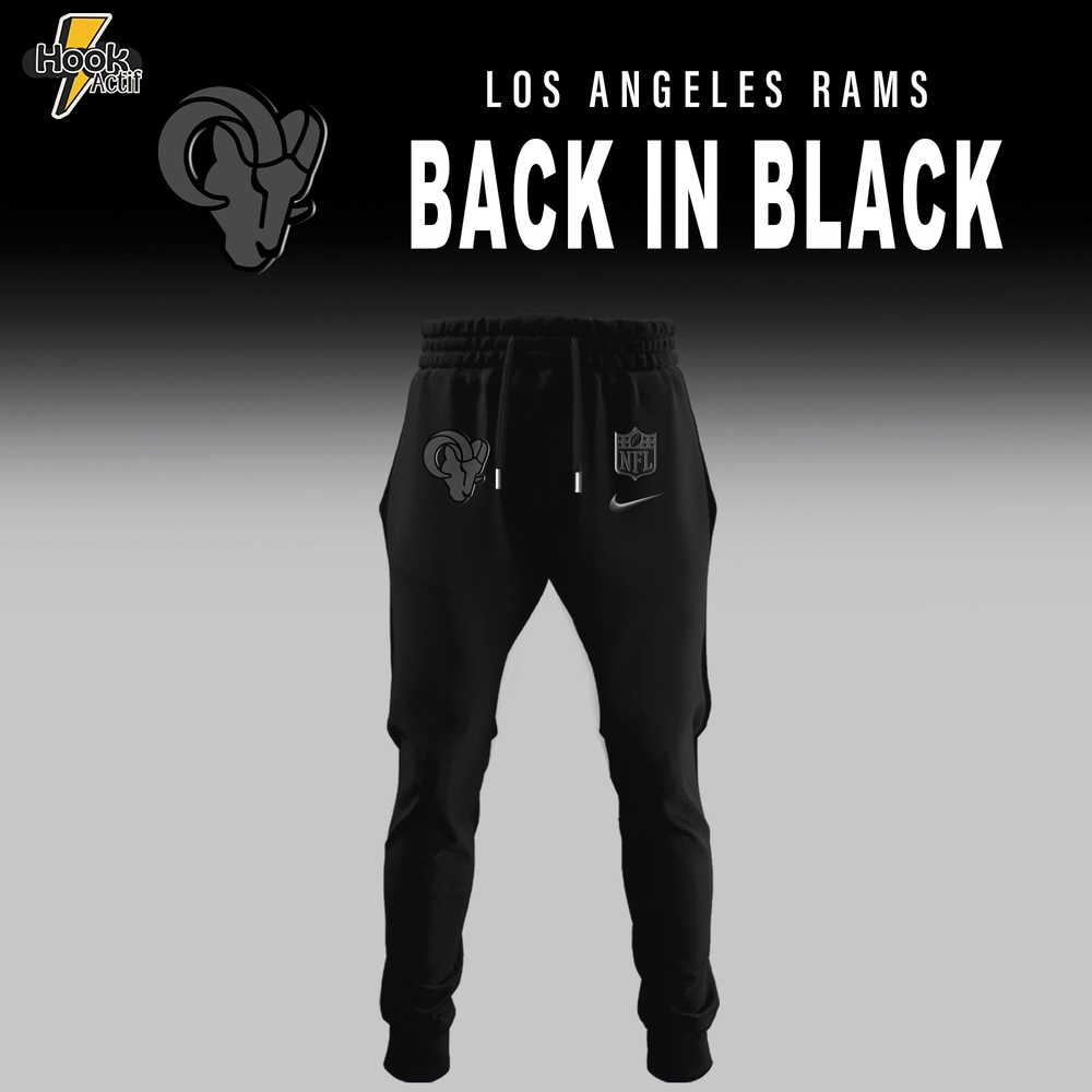 Los Angeles Rams 2025 Back In Black Limited Edition Hoodie Los Angeles Rams 2025 Back In Black Limited Edition Hoodie
