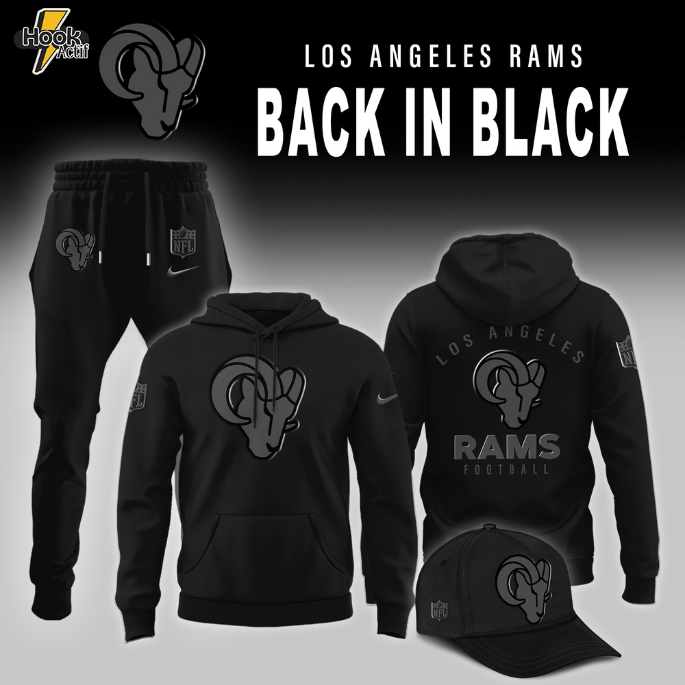 Los Angeles Rams 2025 Back In Black Limited Edition Hoodie Los Angeles Rams 2025 Back In Black Limited Edition Hoodie