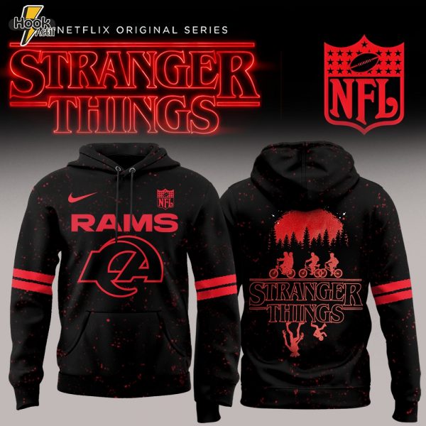 Los Angeles Rams NFL x Stranger Things Hoodie