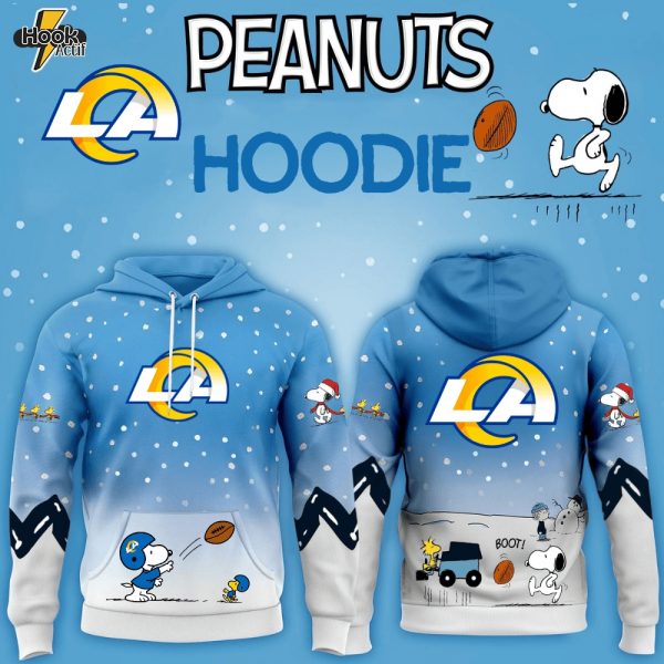 Los Angeles Rams x Peanuts Hoodie Christmas Limited Edition-3D Unisex Hoodie