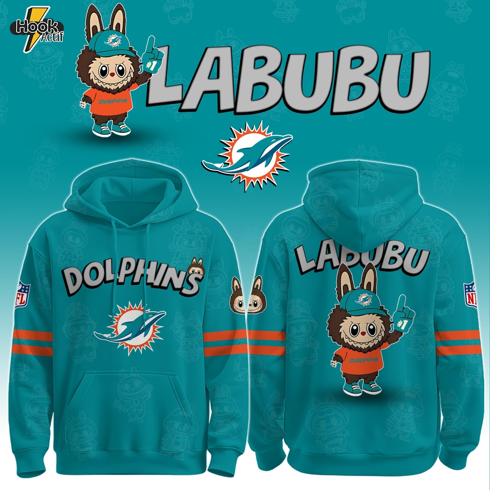 M Dolphins x Labubu Limited Edition Hoodie | Cutest Drop of the Year M Dolphins x Labubu Limited Edition Hoodie | Cutest Drop of the Year