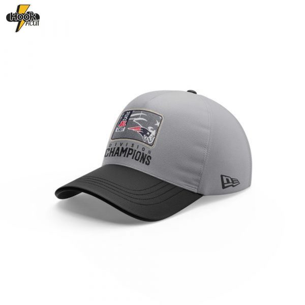 Men's New Era Patriots 2025 AFC East Division Champions Locker Room Trophy Collection Hat