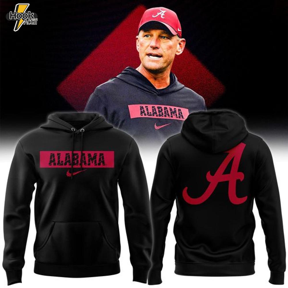 Men's Nike Black Alabama Crimson Tide 2024 Sideline Limited Hoodie Men's Nike Black Alabama Crimson Tide 2024 Sideline Limited Hoodie