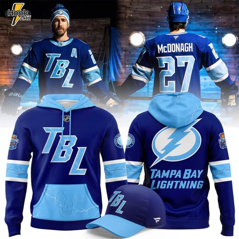 Men's Tampa Bay Lighting 2026 NHL Stadium Series Limited Edition Hoodie Men's Tampa Bay Lighting 2026 NHL Stadium Series Limited Edition Hoodie