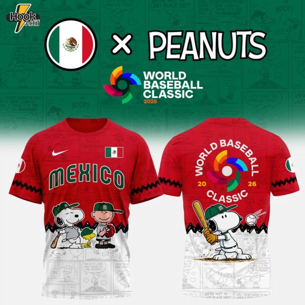 Mexico Baseball x Peanut 2026 World Baseball Classic Tshirt