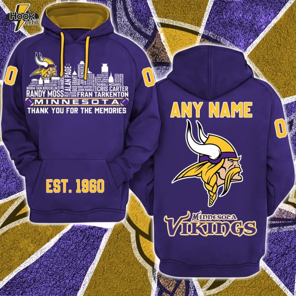 Minnesota Vikings x Legend City Football Hoodie Limited Edition-3D Unisex Hoodie