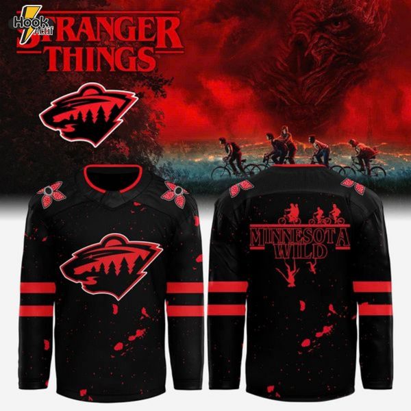 Minnesota Wild 2025 Stranger Things Special Jersey
