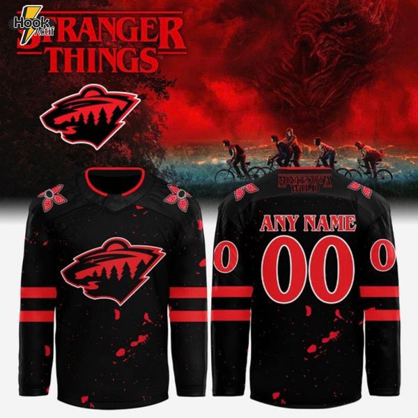 Minnesota Wild 2025 Stranger Things Special Jersey - Custom