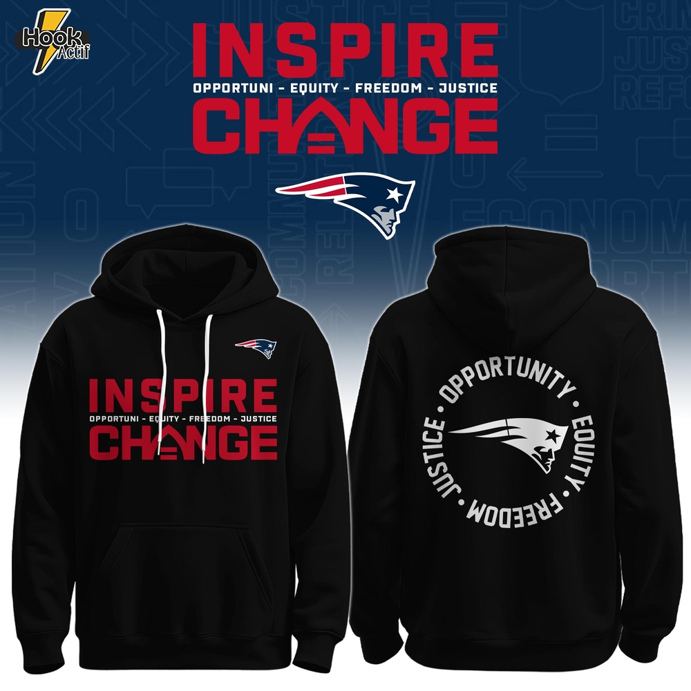NE Patriots Special Inspire Change Limited Edition Hoodie NE Patriots Special Inspire Change Limited Edition Hoodie