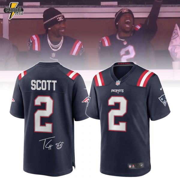 NE Patriots x T Scott Jersey Limited Edition + Selling Out Fast