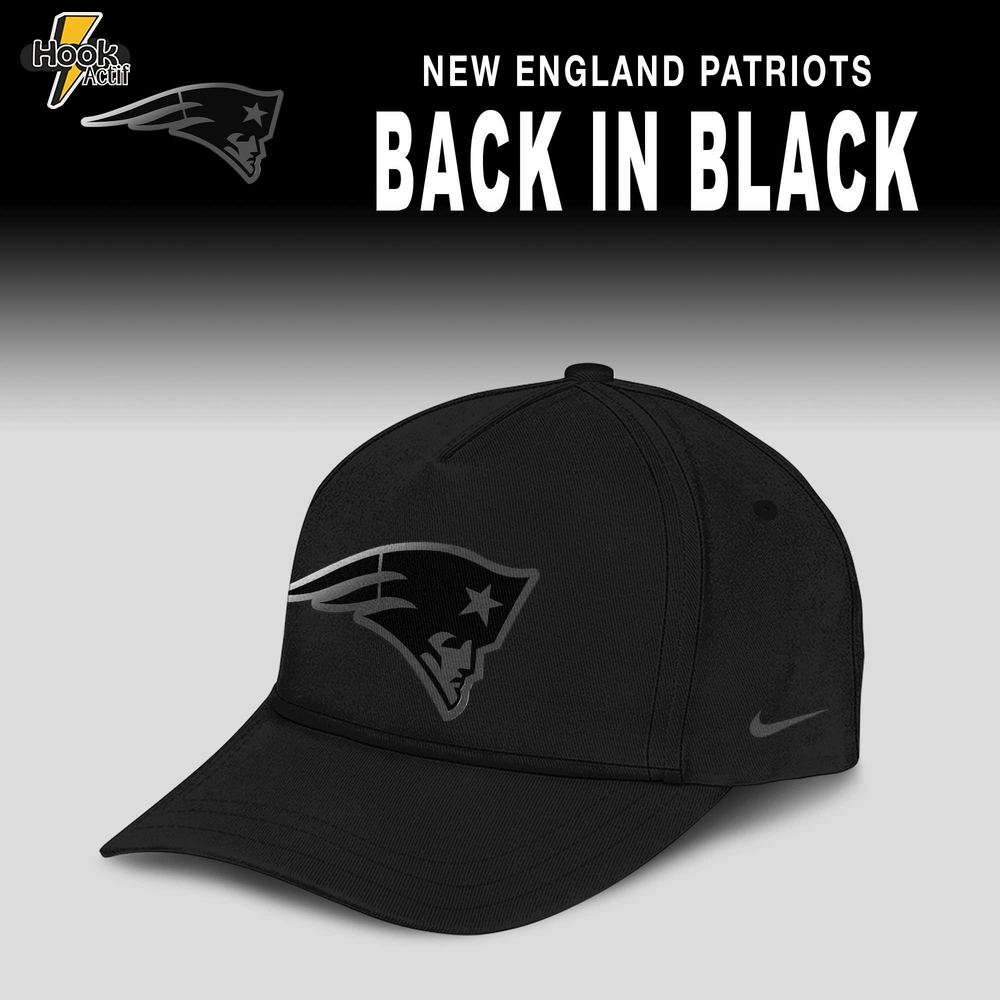 New England Patriots 2025 Back In Black Special Edition Hoodie New England Patriots 2025 Back In Black Special Edition Hoodie