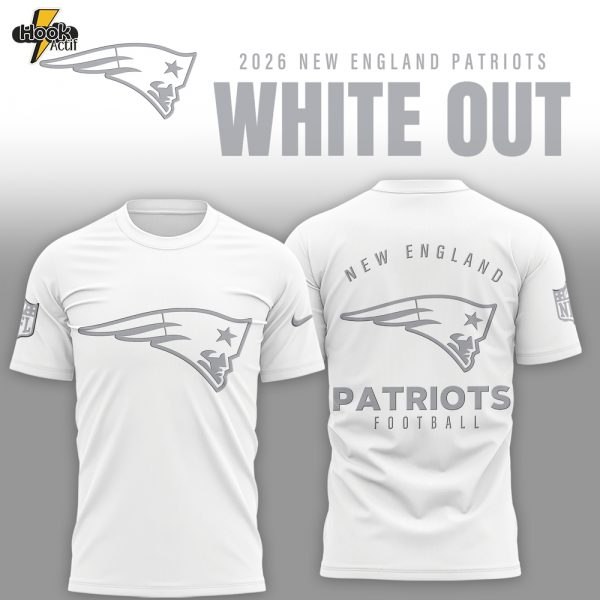 New England Patriots 2026 White Out Limited Edition Shirt