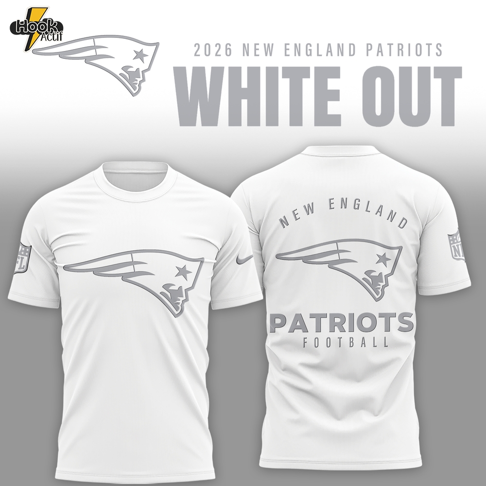 New England Patriots 2026 White Out Limited Edition Shirt New England Patriots 2026 White Out Limited Edition Shirt