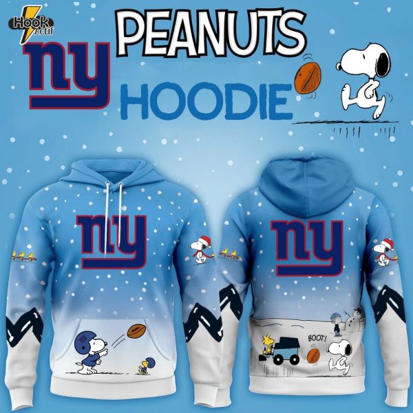 New York Giants x Peanuts Hoodie Christmas Limited Edition-3D Unisex Hoodie