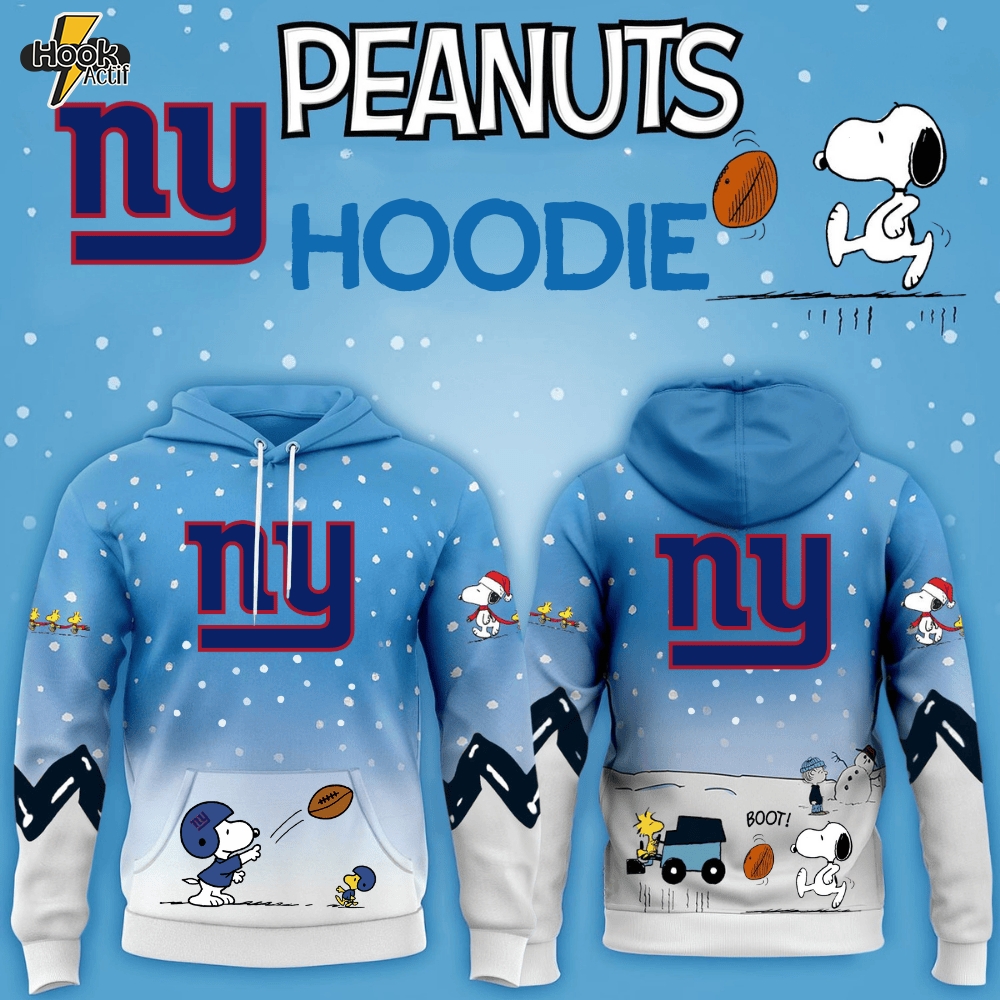 New York Giants x Peanuts Hoodie Christmas Limited Edition-3D Unisex Hoodie New York Giants x Peanuts Hoodie Christmas Limited Edition-3D Unisex Hoodie