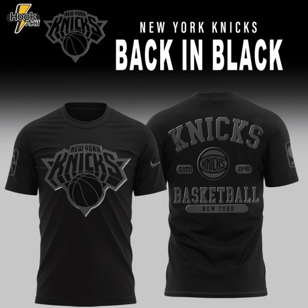 New York Knicks Back in Black Limited Edition Shirt