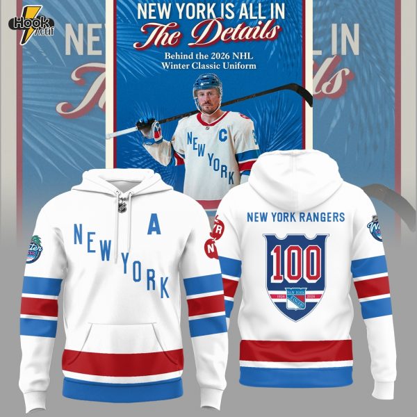 New York Rangers Classic 100 Years Limited Edition Hoodie