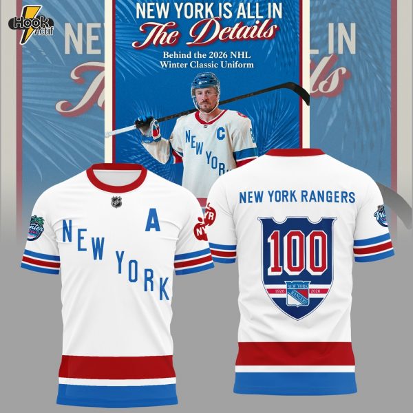 New York Rangers Classic 100 Years Limited Edition Shirt