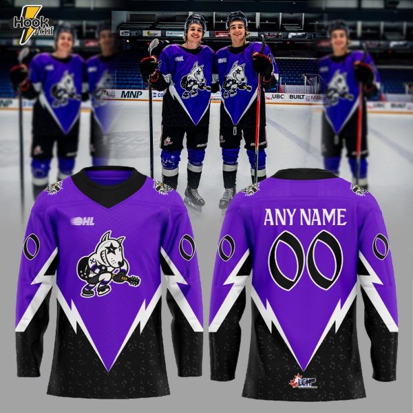 Niagara IceDogs 2025 Classic Rock Hockey Combo Hockey Jersey Custom Name, Number