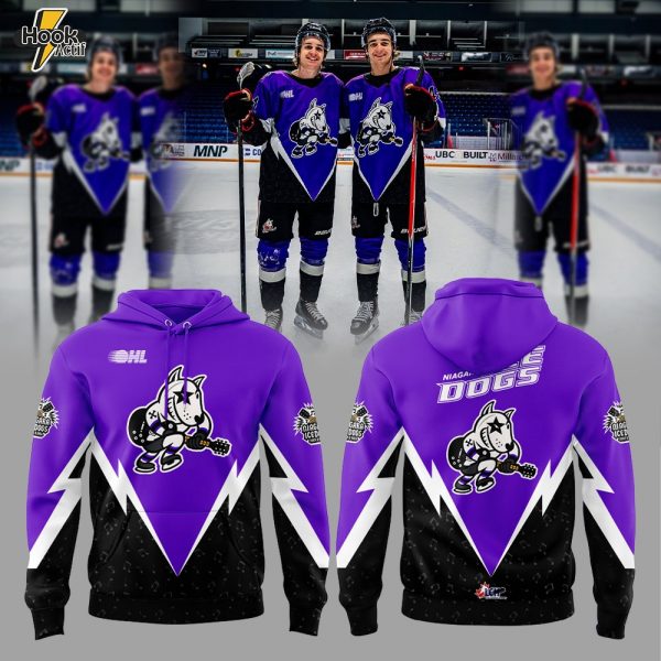 Niagara IceDogs 2025 Classic Rock Hockey Combo Hoodie
