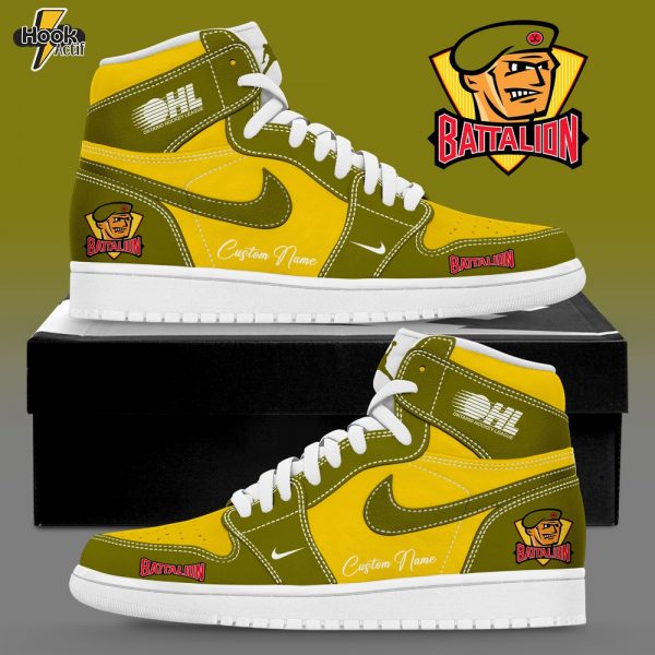 North Bay Battalion Custom Name Shoes JD