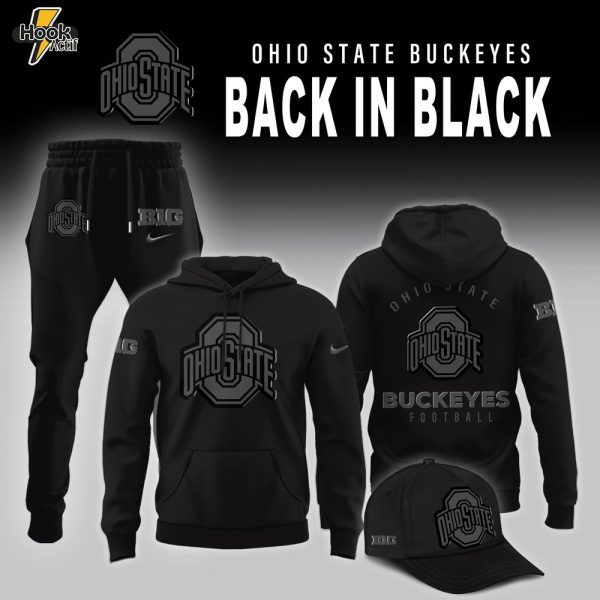 Ohio State Buckeyes 2025 Back in Black Limited Edition Hoodie