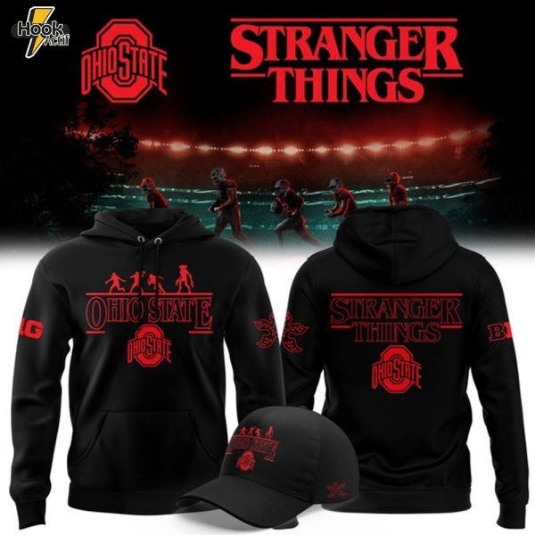 Ohio State Buckeyes x Stranger Things 2025 Special Hoodie