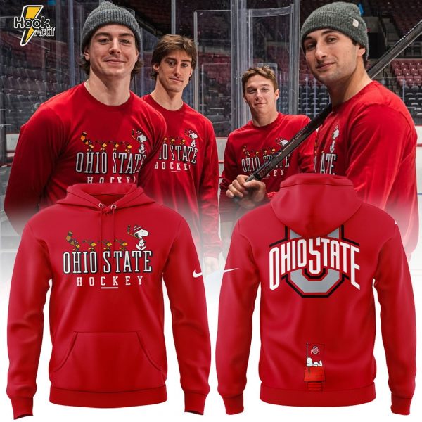 Ohio State Men’s Hockey Peanuts Night 2025 Combo Hoodie