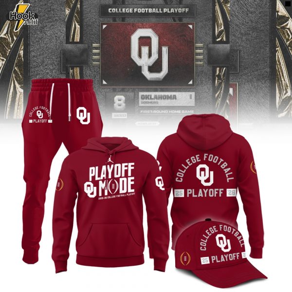 Oklahoma Sooners 2025-26 College Football Playoff Limited Edition Hoodie