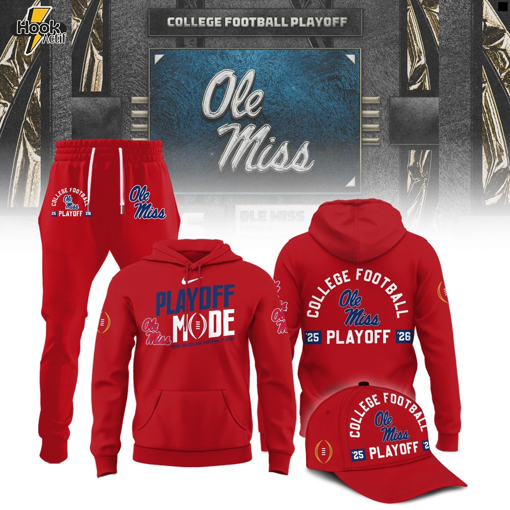Ole Miss Rebels 2025-26 College Football Playoff Limited Edition Hoodie Ole Miss Rebels 2025-26 College Football Playoff Limited Edition Hoodie